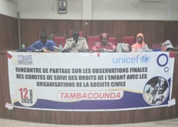 Tambacounda : La CONAFE partage des observations finales des comités de suivi des droits de l’enfant.