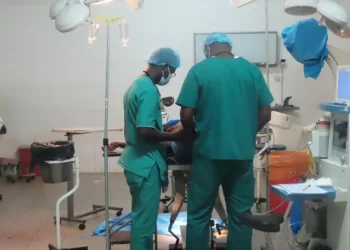Tambacounda : Naissance du 1er bébé par césarienne au bloc opératoire du Centre de Santé