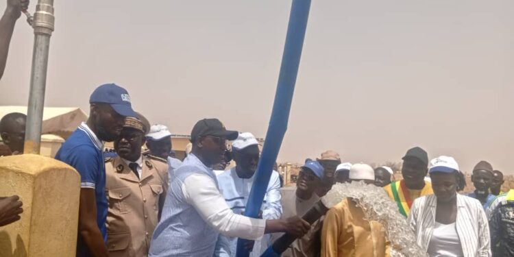 Koumpentoum : Inauguration du nouveau forage de Affé Bélel/Le Ministre Cheikh Tidiane Diéye invite à en faire bon usage