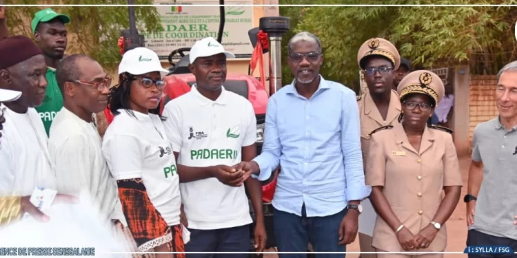 PADAER II/Du matériel agricole remis à des producteurs de Kédougou, Kolda, Matam et Tambacounda