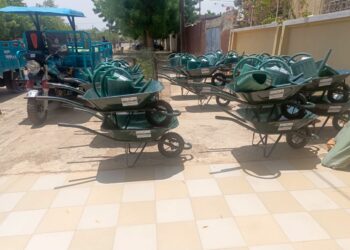 Tambacounda : MEDA/Séye Agrobusiness/ Le réseau de femmes fournisseuses d’intrants agricoles reçoit un important lot de matériels