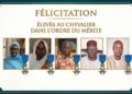 Chevaliers dans l’ordre du Mérite/L’IEF de Tambacounda en sort avec 5 nominations