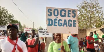 Koumpentoum : Marche pacifique pour exiger le départ de la SOGES et le retour de l’eau dans les ménages.